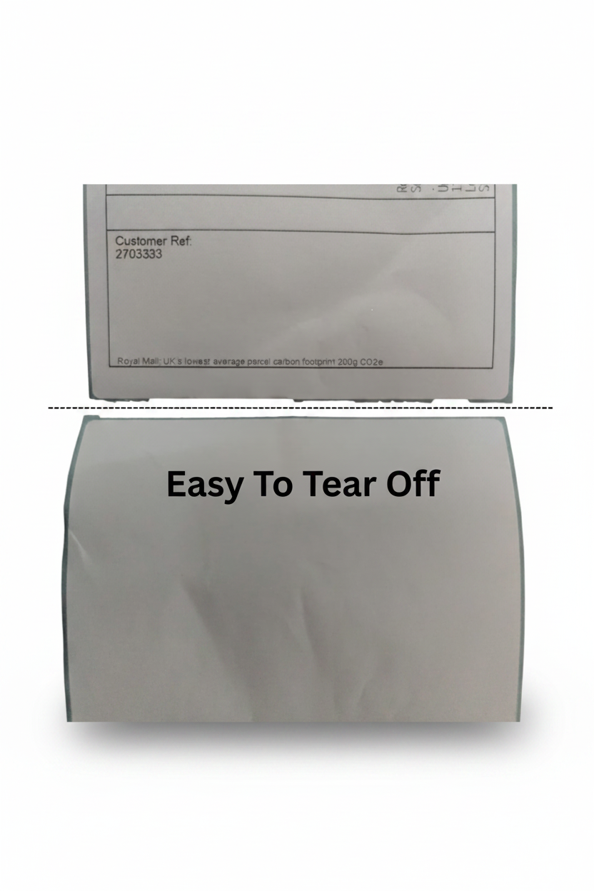 KAD Thermal Shipping Labels (500 Labels X 12 Rolls-6000 labels) – 4″ × 6″ / 100 × 150mm Self-Adhesive Paper, Compatible with Zebra GK420D, GX420D, GK420T & All Direct Thermal Printers