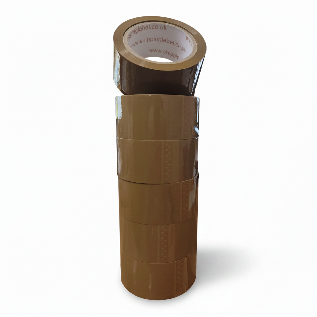 KAD Pro Brown Packaging Tape 48mm x 66m Heavy Duty Parcel Tape Strong Packaging Tape For Sealing Cartons, Moving House Boxes, Shipping Office Warehouse, Postal Use & Regular Use X 36